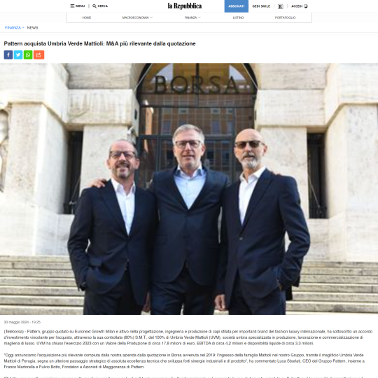 La Repubblica Finanza