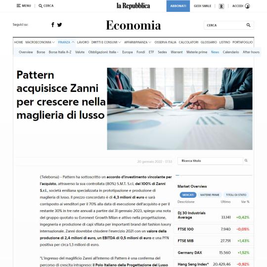 La Repubblica Economia