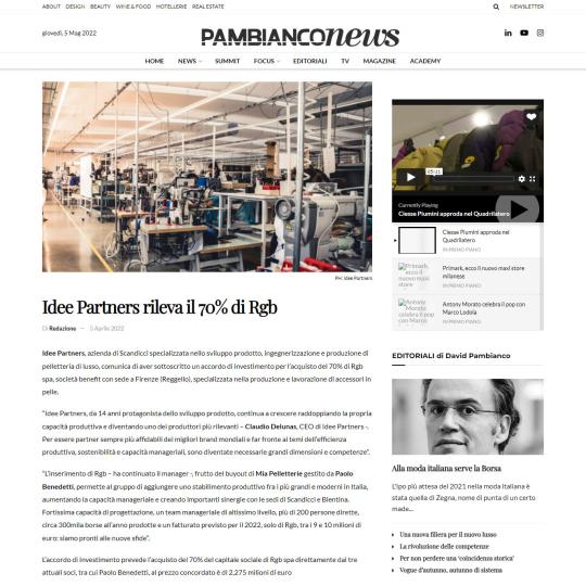 Pambianco News
